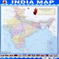 ESHA INDIAN MAP WALL CHART